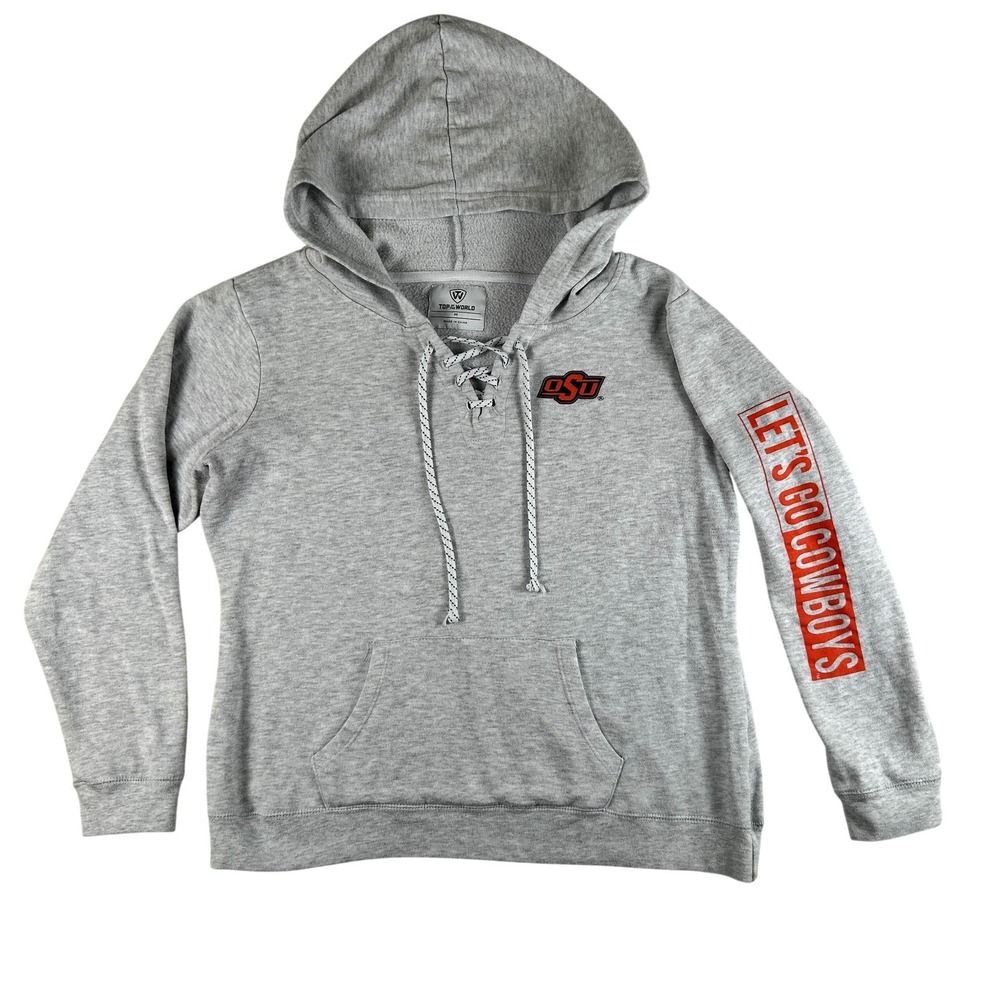 Oklahoma State Cowboys Sweatshirt Womens Medium NCAA Football Top Of The‎ World